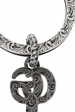 Gucci SILVER Silver keychain with pendant