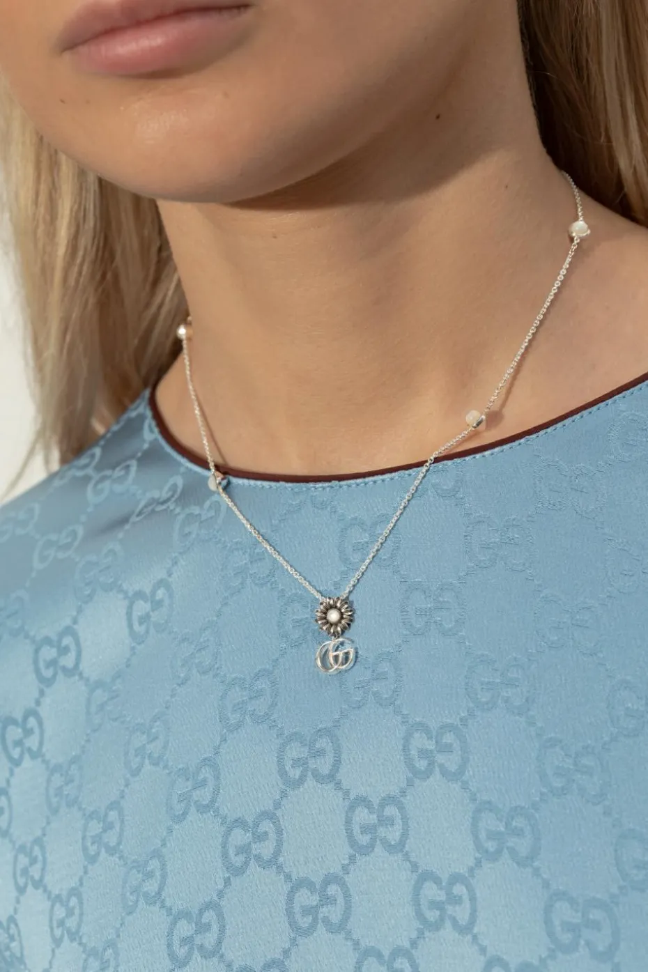 Gucci SILVER Silver necklace