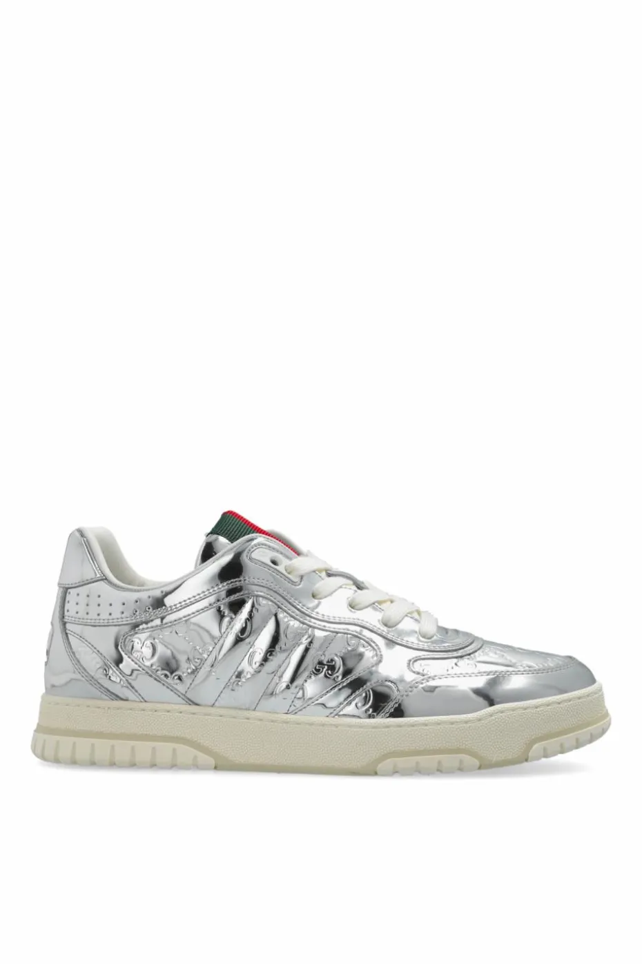 Gucci SILVER Sneakers Re-Web