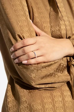 Gucci SILVER White gold ring