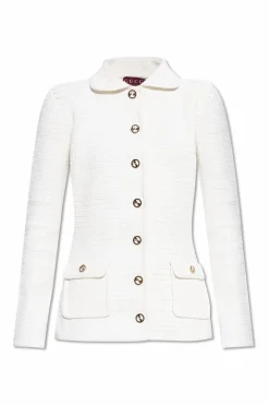Gucci WHITE Cardigan with pockets