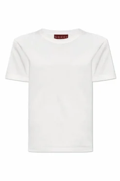 Gucci WHITE Cotton T-shirt