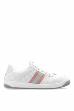 Gucci WHITE Monogrammed sneakers