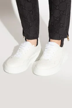 Gucci WHITE Monogrammed sneakers
