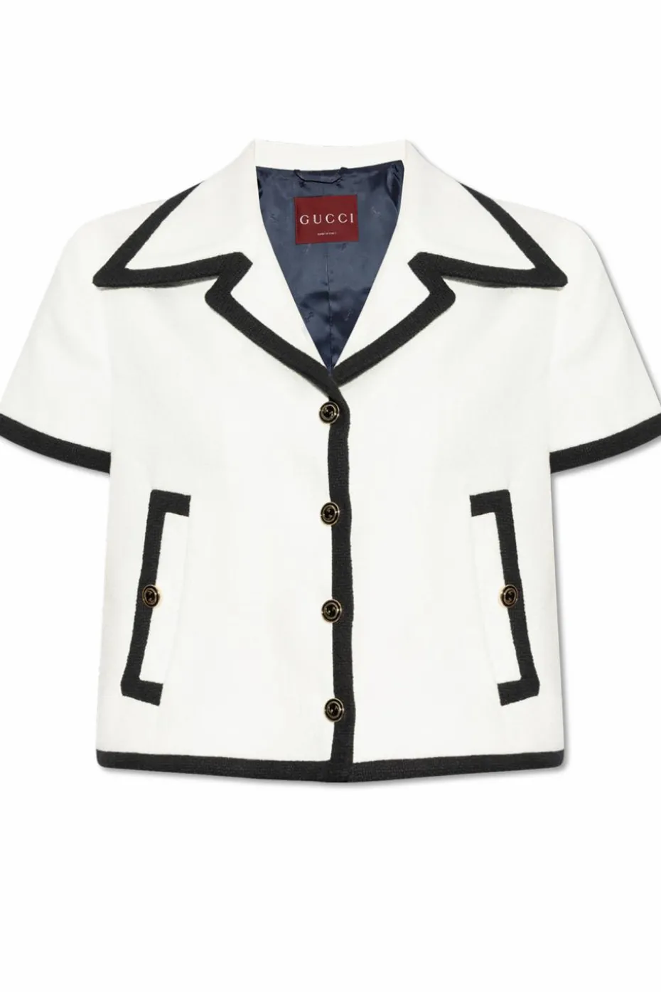 Gucci WHITE Short-sleeved blazer