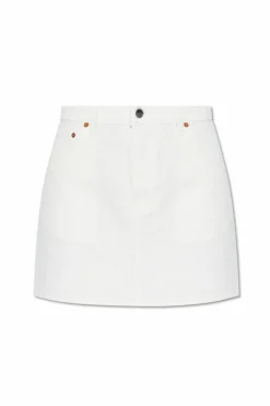 Gucci WHITE Skirt with monogram