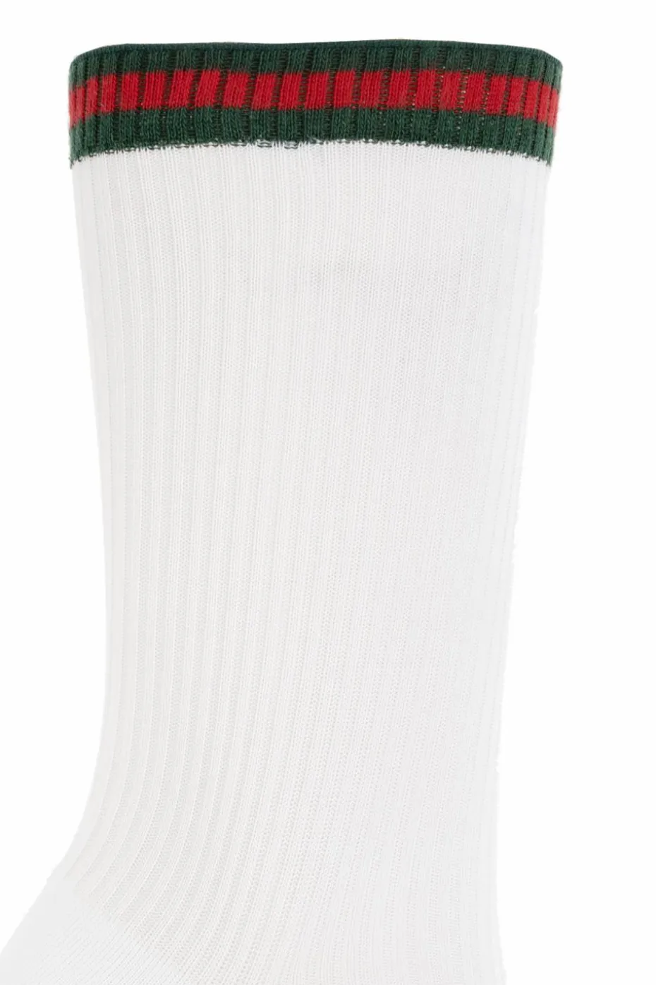 Gucci WHITE Socks with 'Web' motif