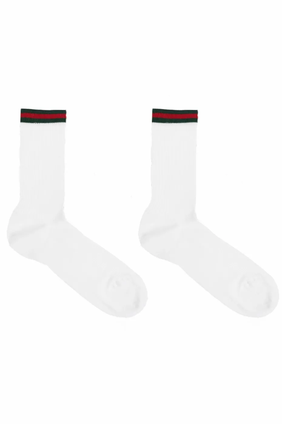 Gucci WHITE Socks with 'Web' motif