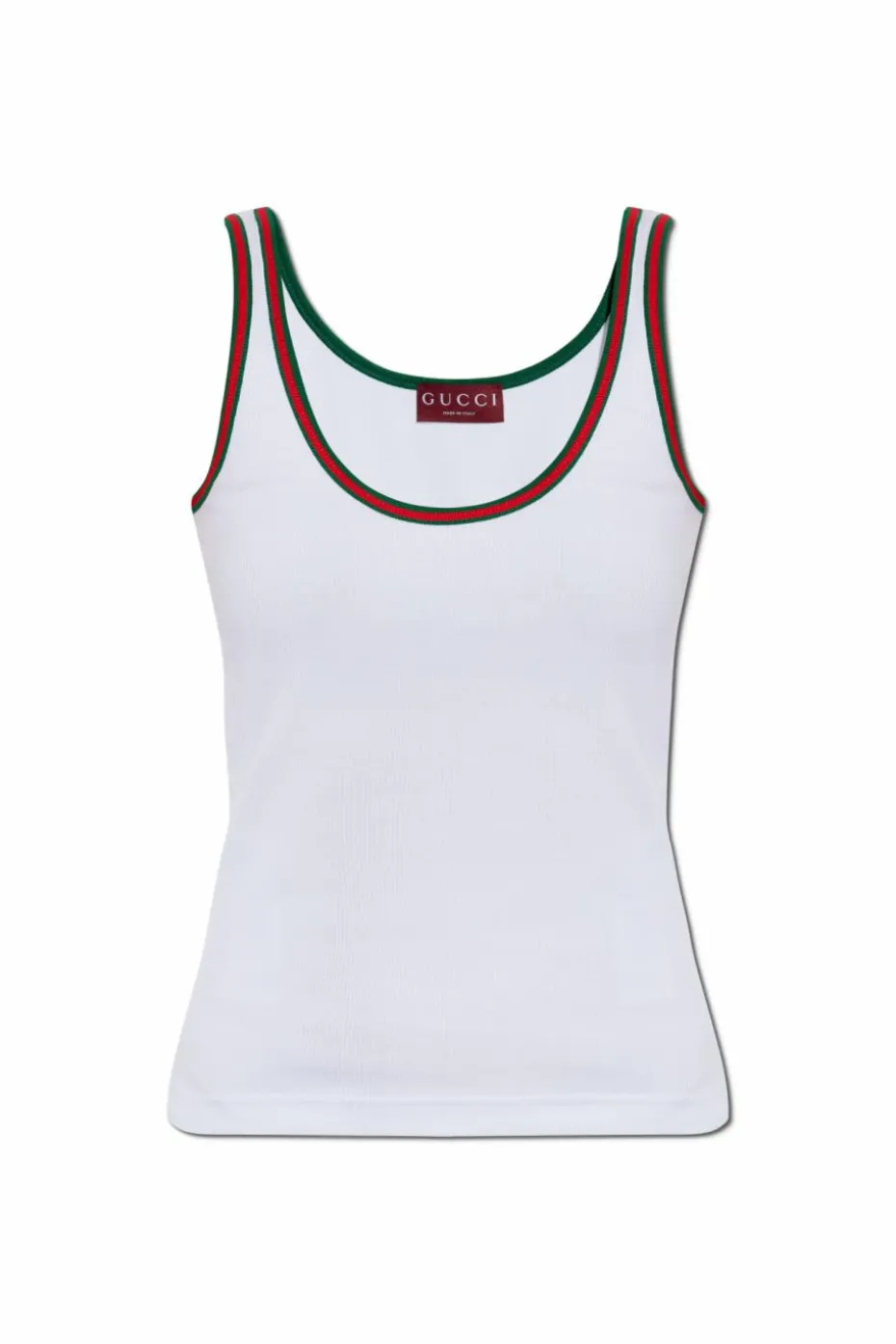 Gucci WHITE Top with signature stripe Web
