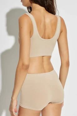 Hanro beige Top `Touch Feeling`