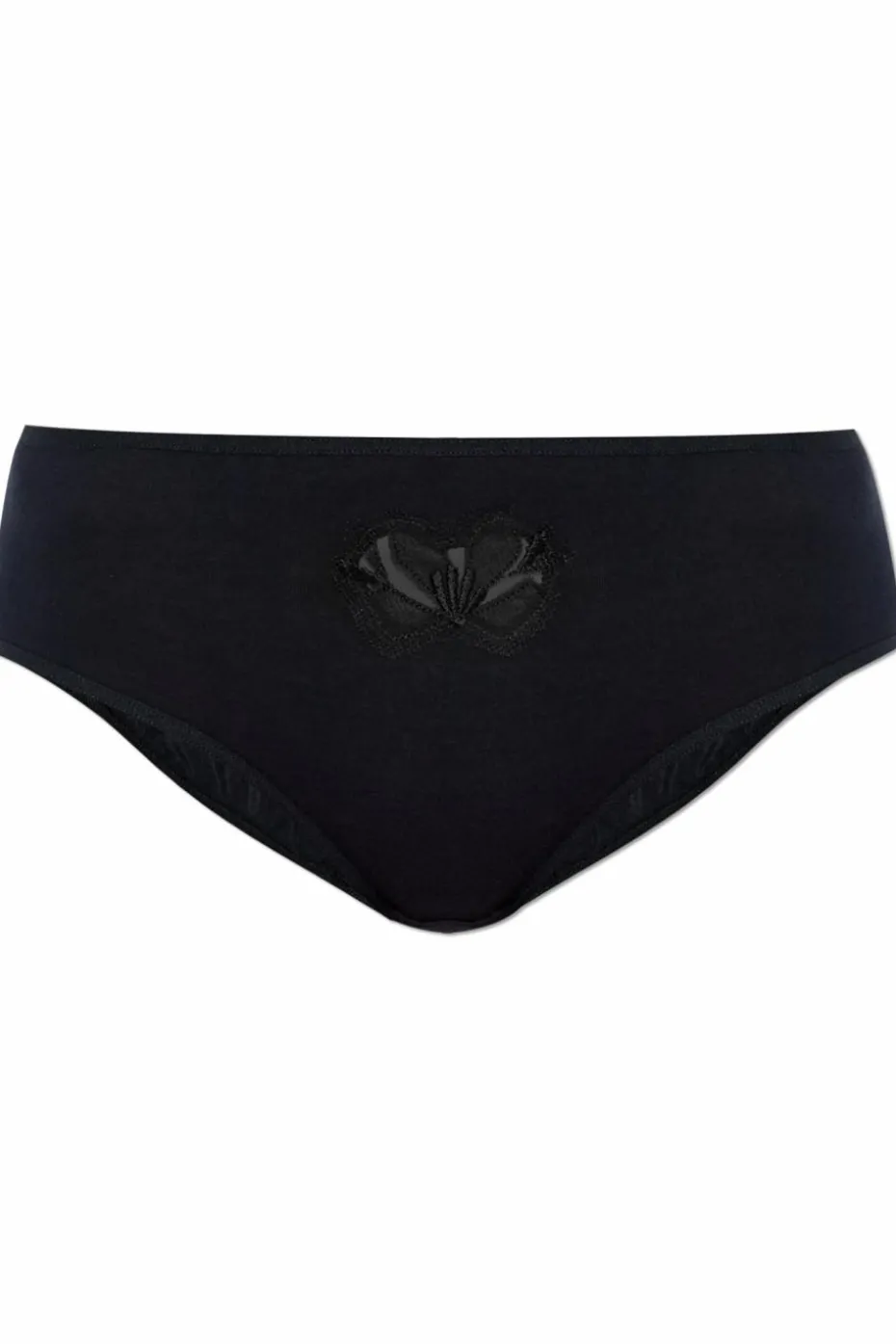 Hanro BLACK Cotton briefs from the `Kalea` collection