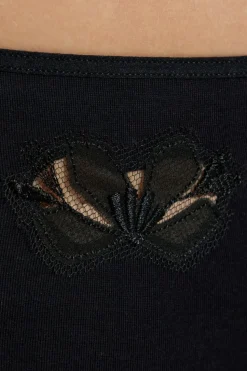 Hanro BLACK Cotton briefs from the `Kalea` collection