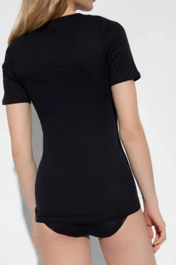 Hanro BLACK Cotton T-shirt