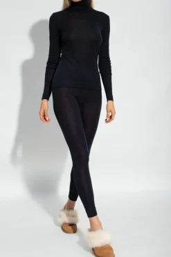 Hanro BLACK Long-sleeved turtleneck sweater