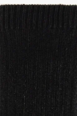 Hanro BLACK Ribbed socks