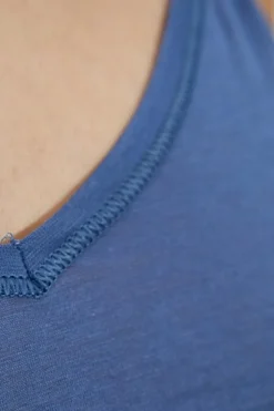 Hanro BLUE Pajamas from the Ultralight collection