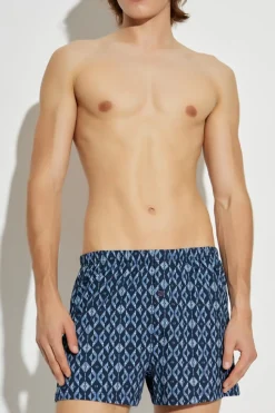 Hanro BLUE Patterned boxers