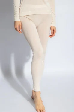 Hanro cream Silk blend leggings