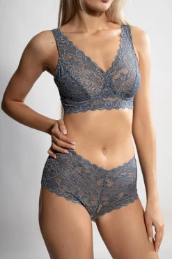 Hanro GREY Lace briefs