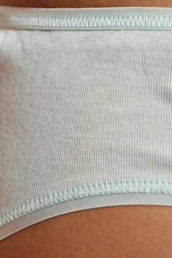 Hanro light blue Briefs Seamless