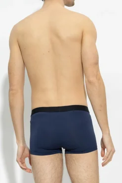 Hanro NAVY BLUE Boxers with logo