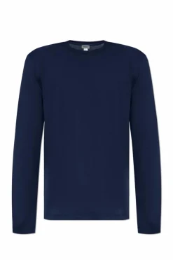 Hanro NAVY BLUE Long sleeve T-shirt