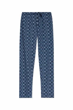 Hanro NAVY BLUE Patterned trousers