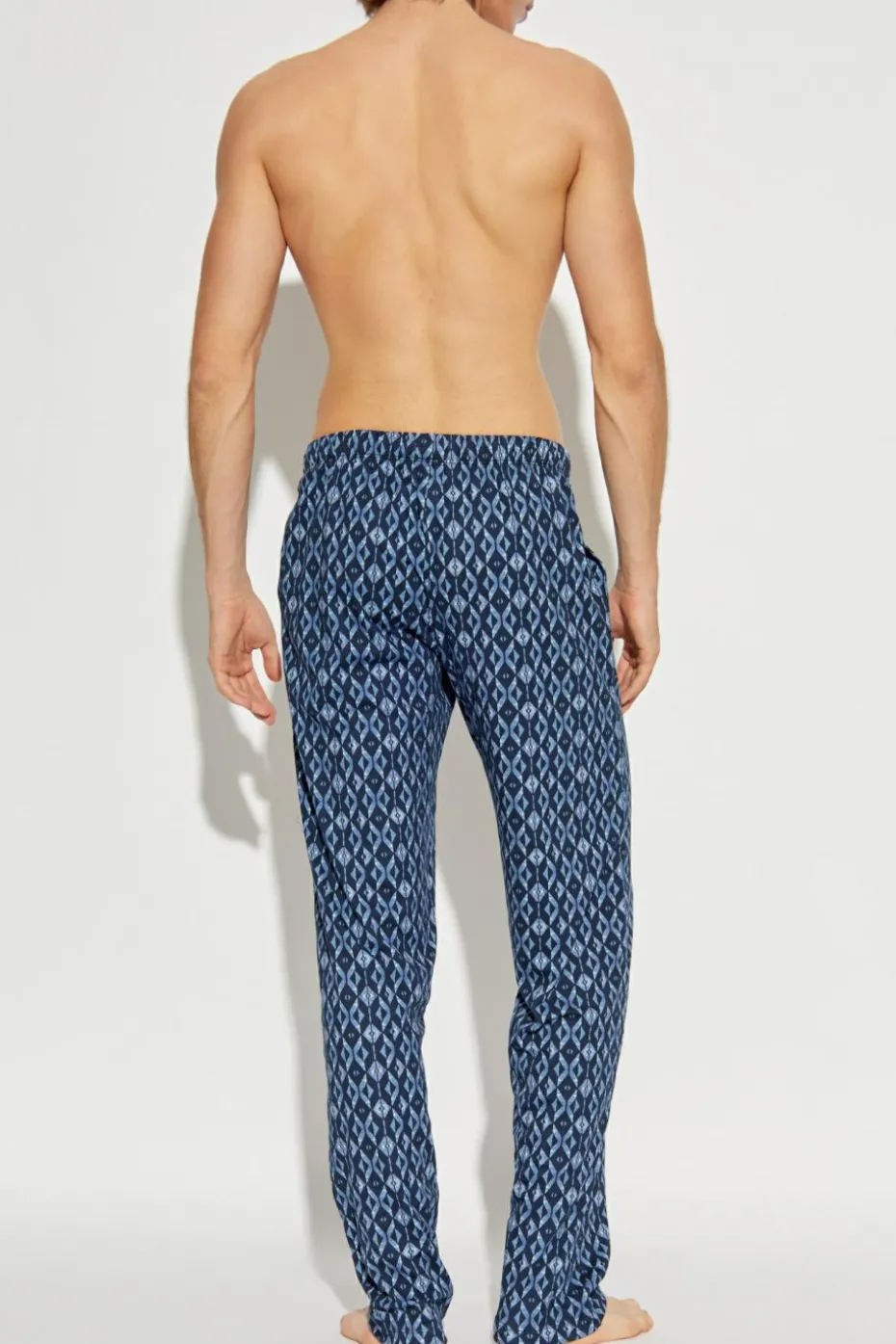 Hanro NAVY BLUE Patterned trousers
