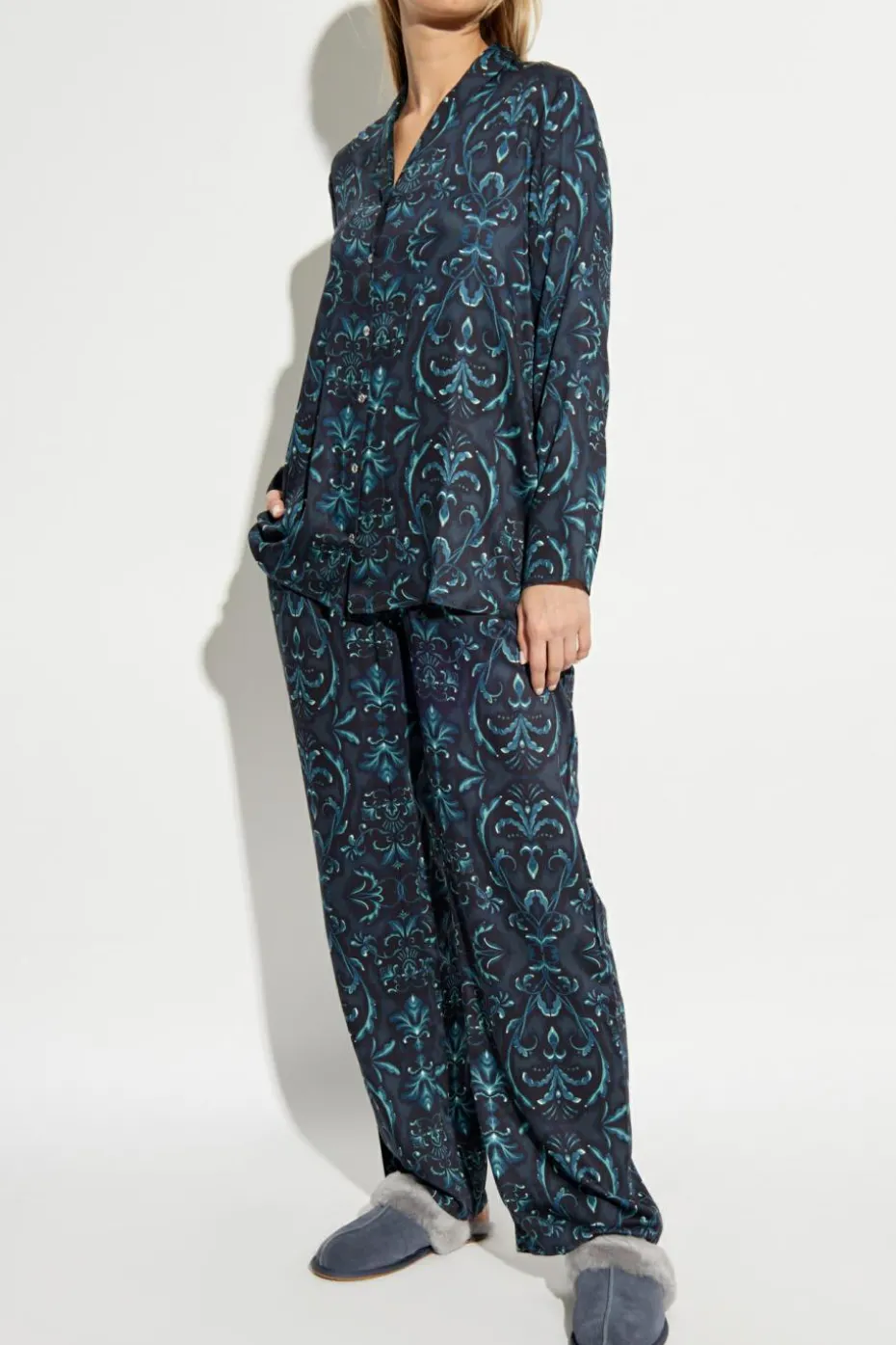 Hanro NAVY BLUE Shirt Marlene