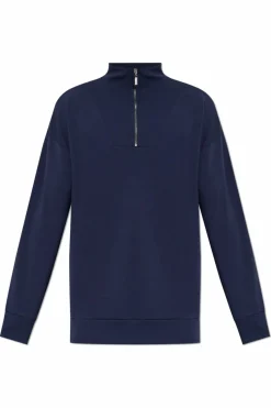 Hanro NAVY BLUE Sweatshirt with collar