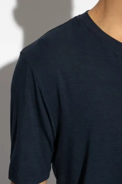 Hanro NAVY BLUE V-neck T-shirt