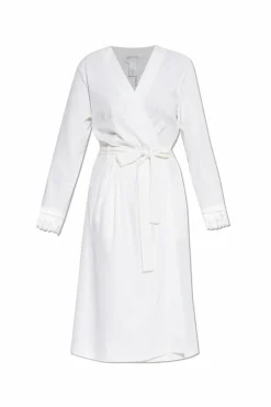 Hanro WHITE Bathrobe from the "Kalea" collection