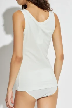 Hanro WHITE Ribbed top