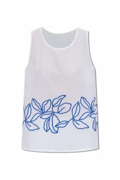 Hanro WHITE Top from the Liz collection