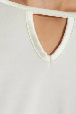 Hanro WHITE Two-piece pajamas from the 