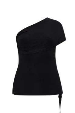 Helmut Lang BLACK One-shoulder top