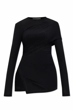Helmut Lang BLACK Top with a slit