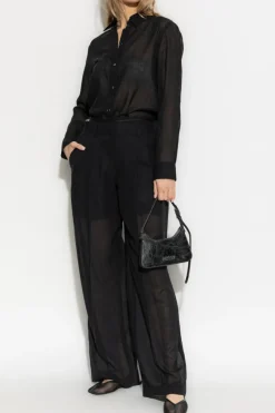 Helmut Lang BLACK Transparent pants