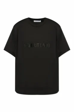 Helmut Lang BLACK T-shirt with logo