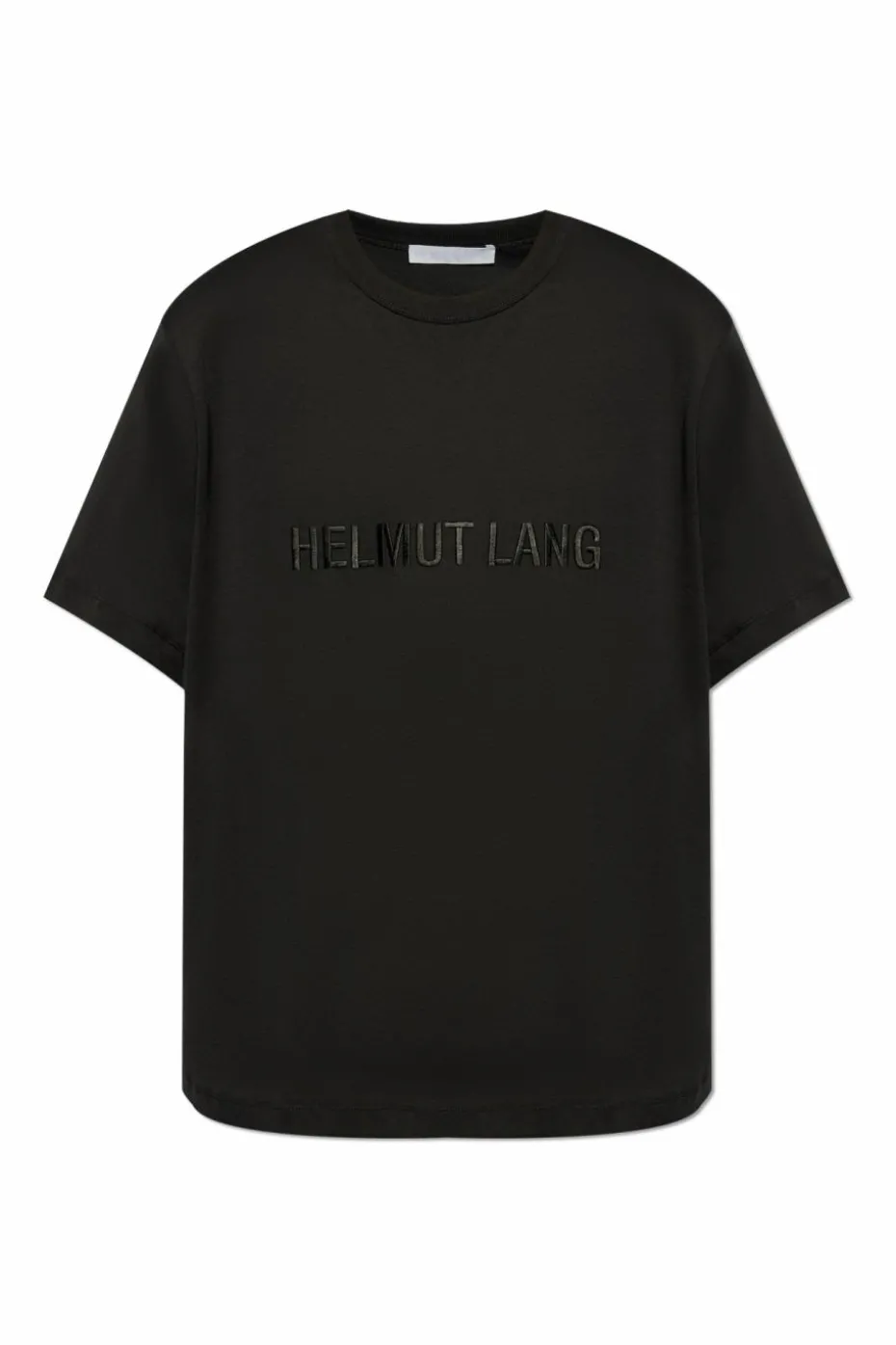 Helmut Lang BLACK T-shirt with logo