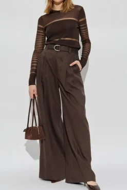 Helmut Lang BROWN Long-sleeved top