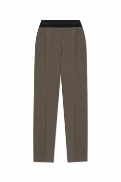 Helmut Lang GREY Wool pants