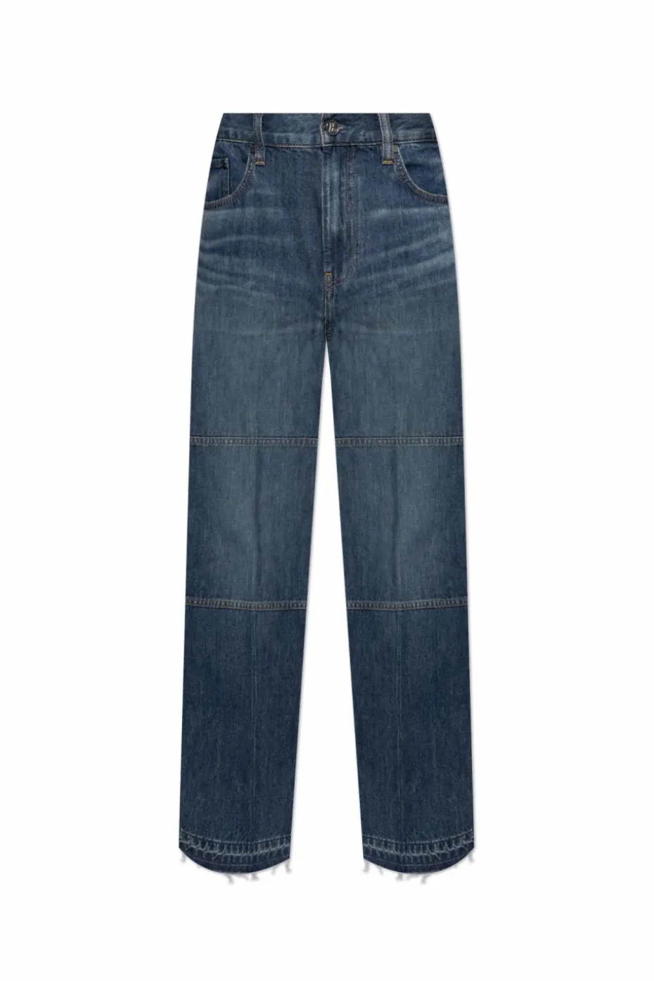 Helmut Lang NAVY BLUE Jeans with vintage effect