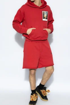 Helmut Lang RED Printed shorts