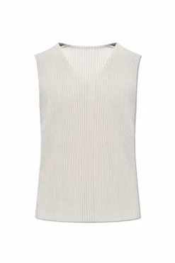 Homme Plissé Issey Miyake GREY Pleated top