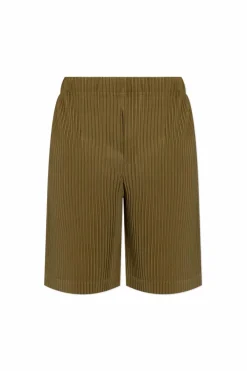 Homme PlissƩ Issey Miyake GREEN Pleated shorts