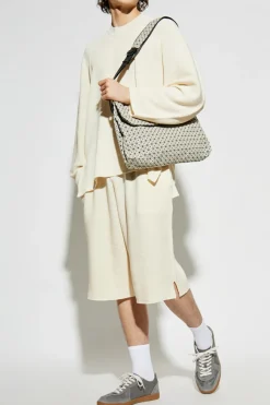Homme Plissé Issey Miyake cream Cotton sweater