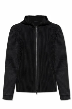 Homme Plissé Issey Miyake BLACK Pleated sweatshirt
