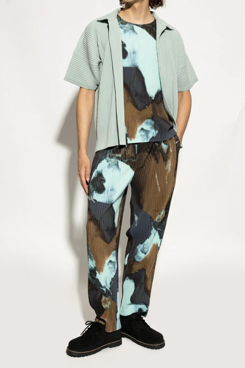 Homme Plissé Issey Miyake MULTICOLOUR Pleated t-shirt