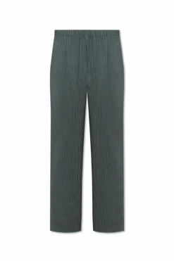Homme Plissé Issey Miyake GREEN Pleated Pants